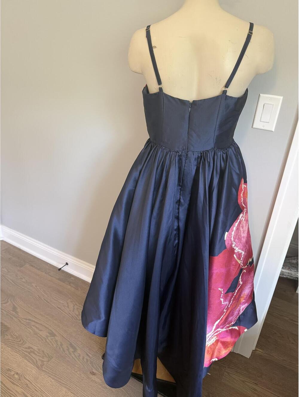 Hutch Shyloh Floral Mikado High Low Gown - Picture 14 of 16